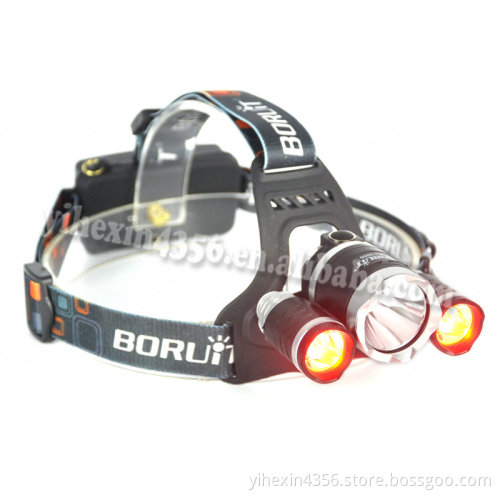 Boruit Manufacturer RJ 3000 Red Light CREE LED Headlamp For Hunting